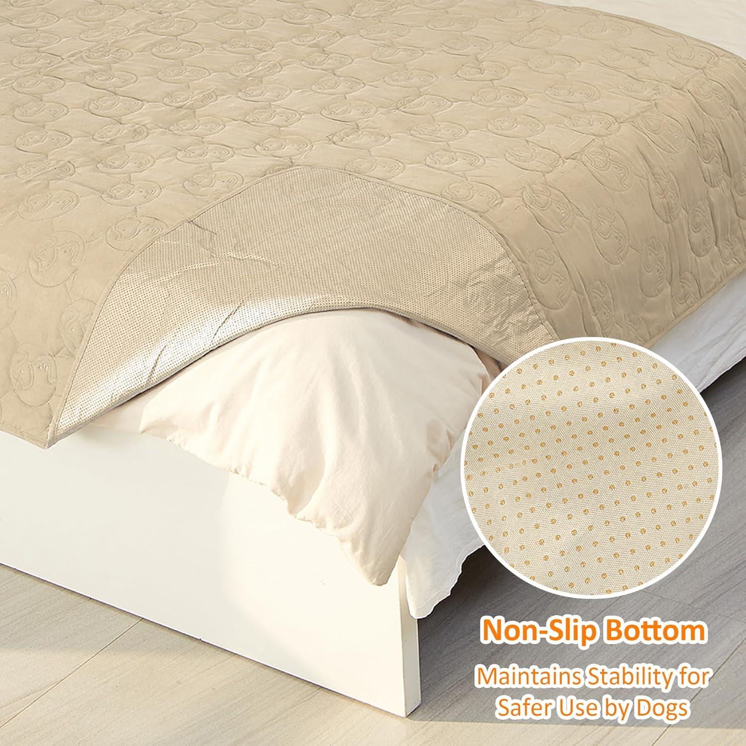 Kritter Planet Waterproof Dog Blanket for Couch, Washable Pet Couch Cover, Non-slip Bed Sofa Furniture Protector Mat for Dogs Cats