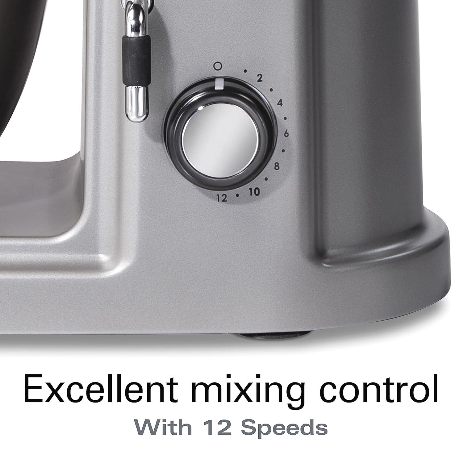 Hamilton Beach® Professional All-Metal Stand Mixer with Specialty Attachment Hub 5 Quart