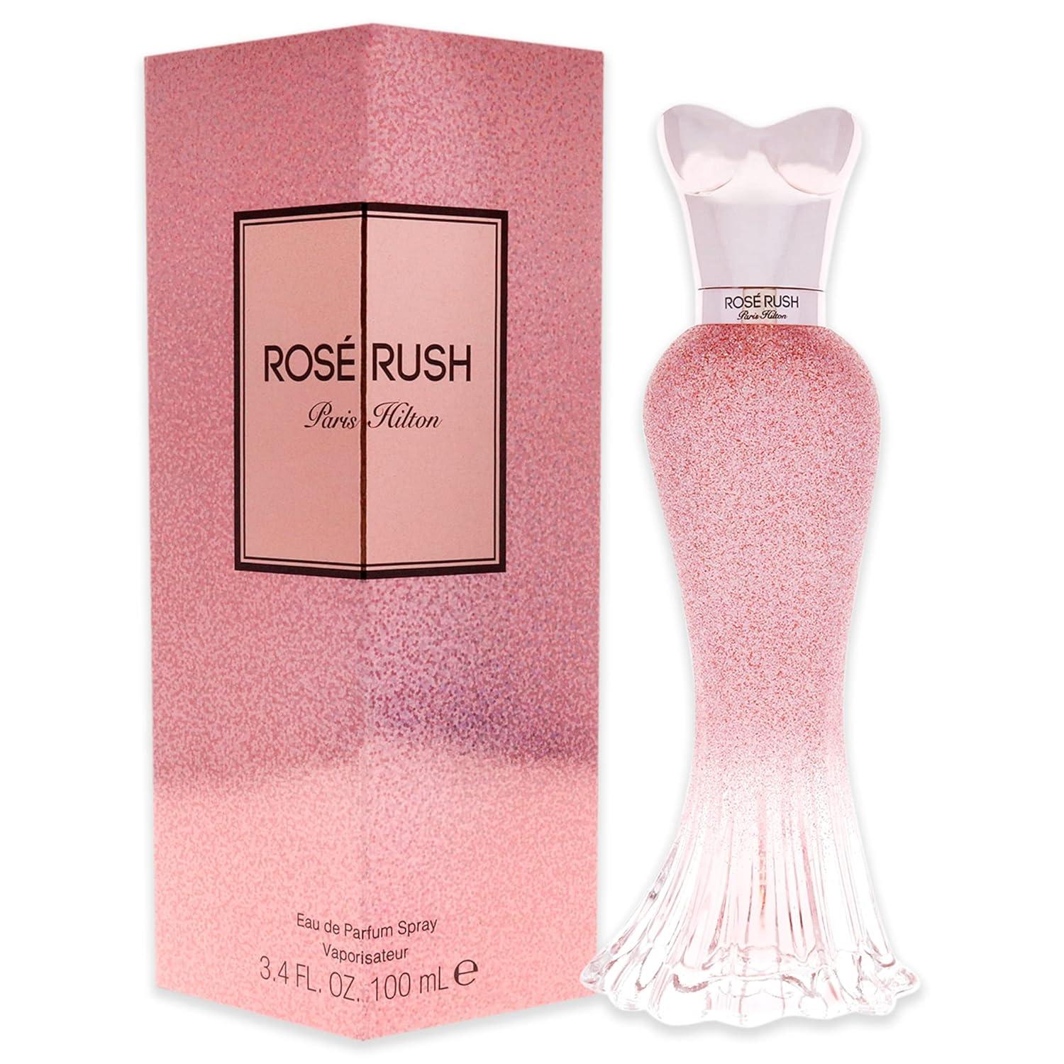 Paris Hilton Rose Rush Eau de Parfum, Perfume for Women, 3.4 oz