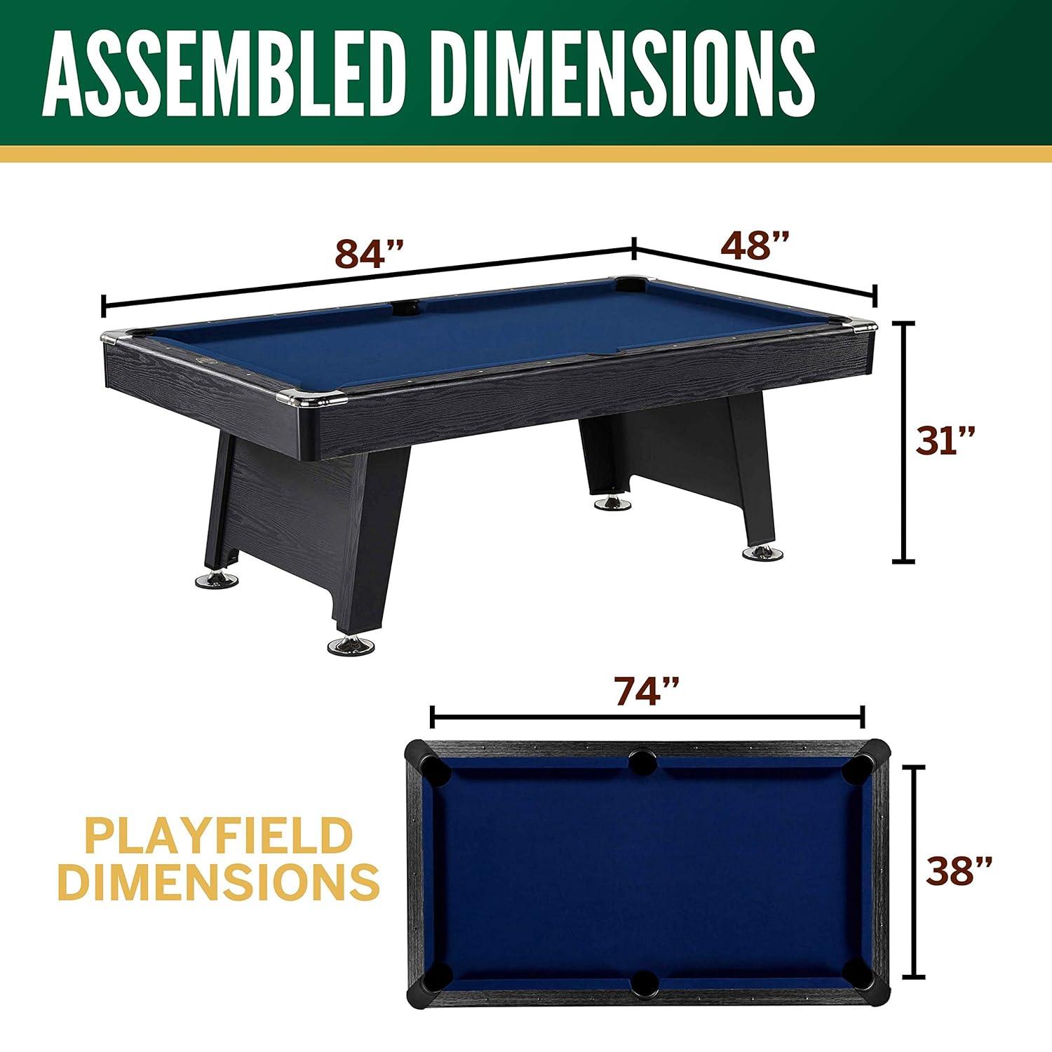Barrington Billiards Company Barrington Arlington 8 ft Pool Table with Playing Accessories
