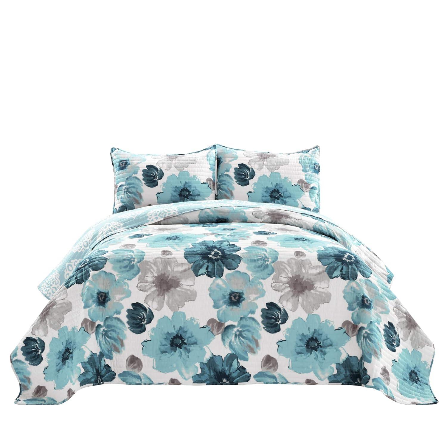 Lush Decor Leah Reversible Quilt Set
