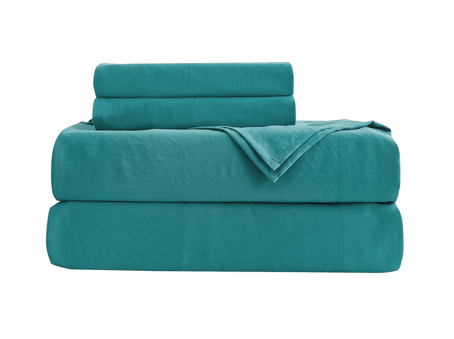 Chezmoi Collection Washed Microfiber Bedding Microfiber Sheet Set