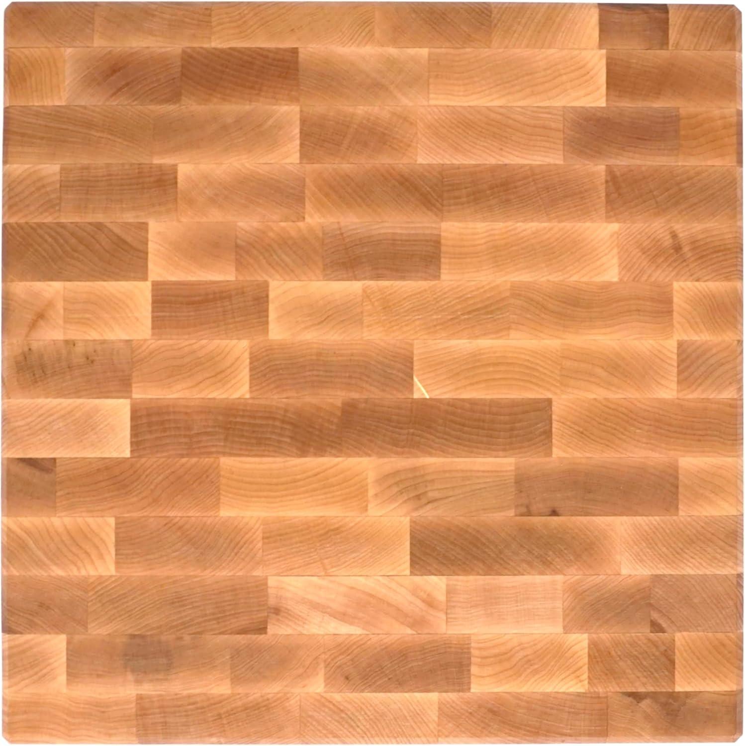 Maple End Grain 16" x 16" Butcher Block Cutting Board