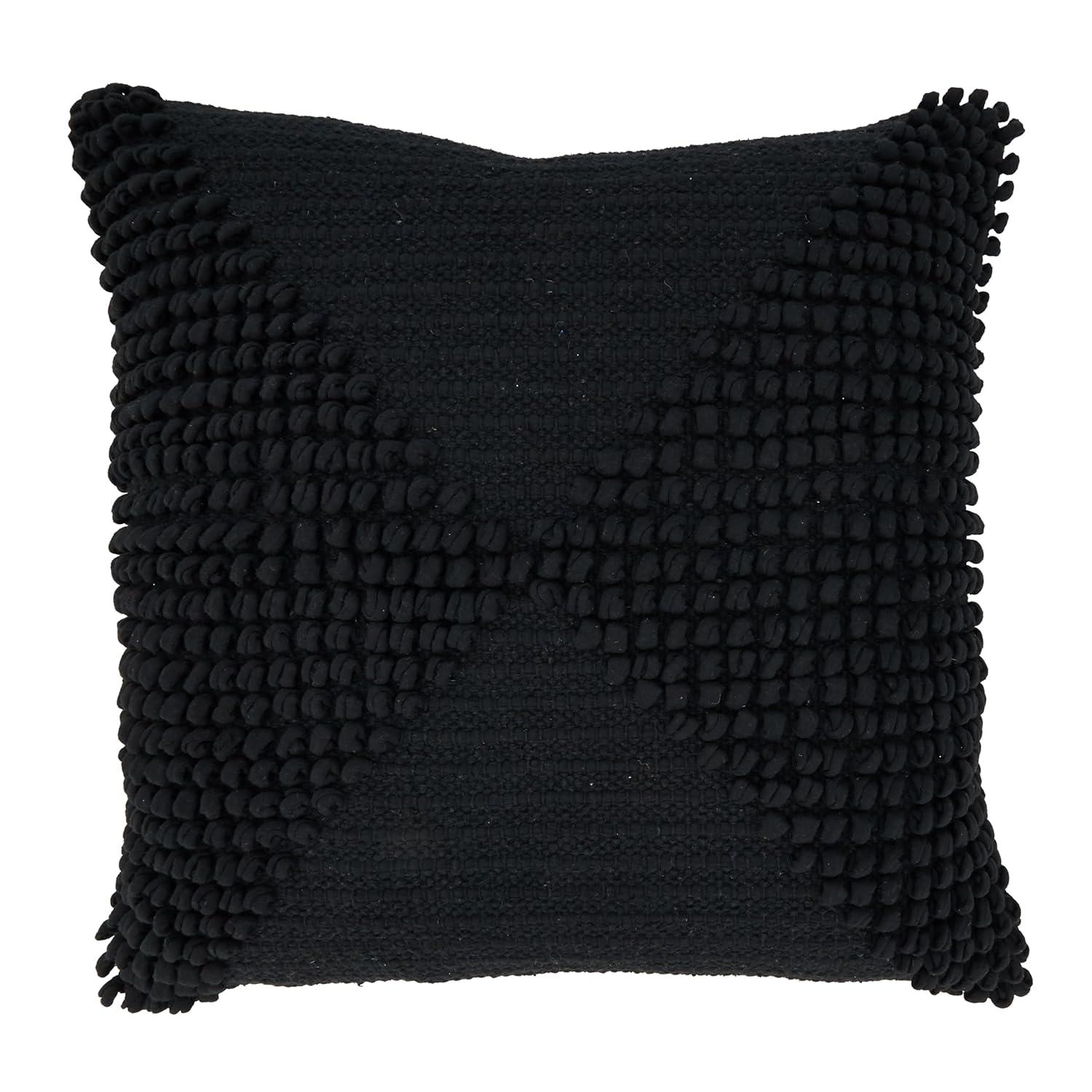 Saro Zandra Collection Cotton Throw Pillow