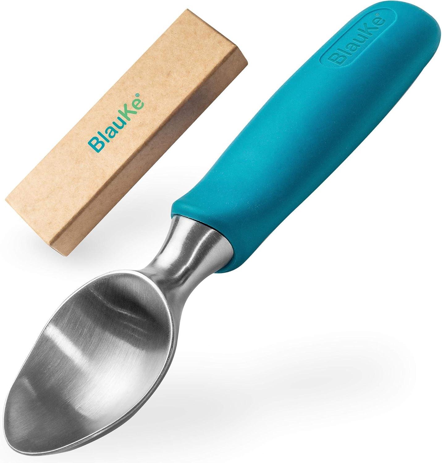 Small Stainless Steel Ice Cream Scoop with Non-Slip Grip