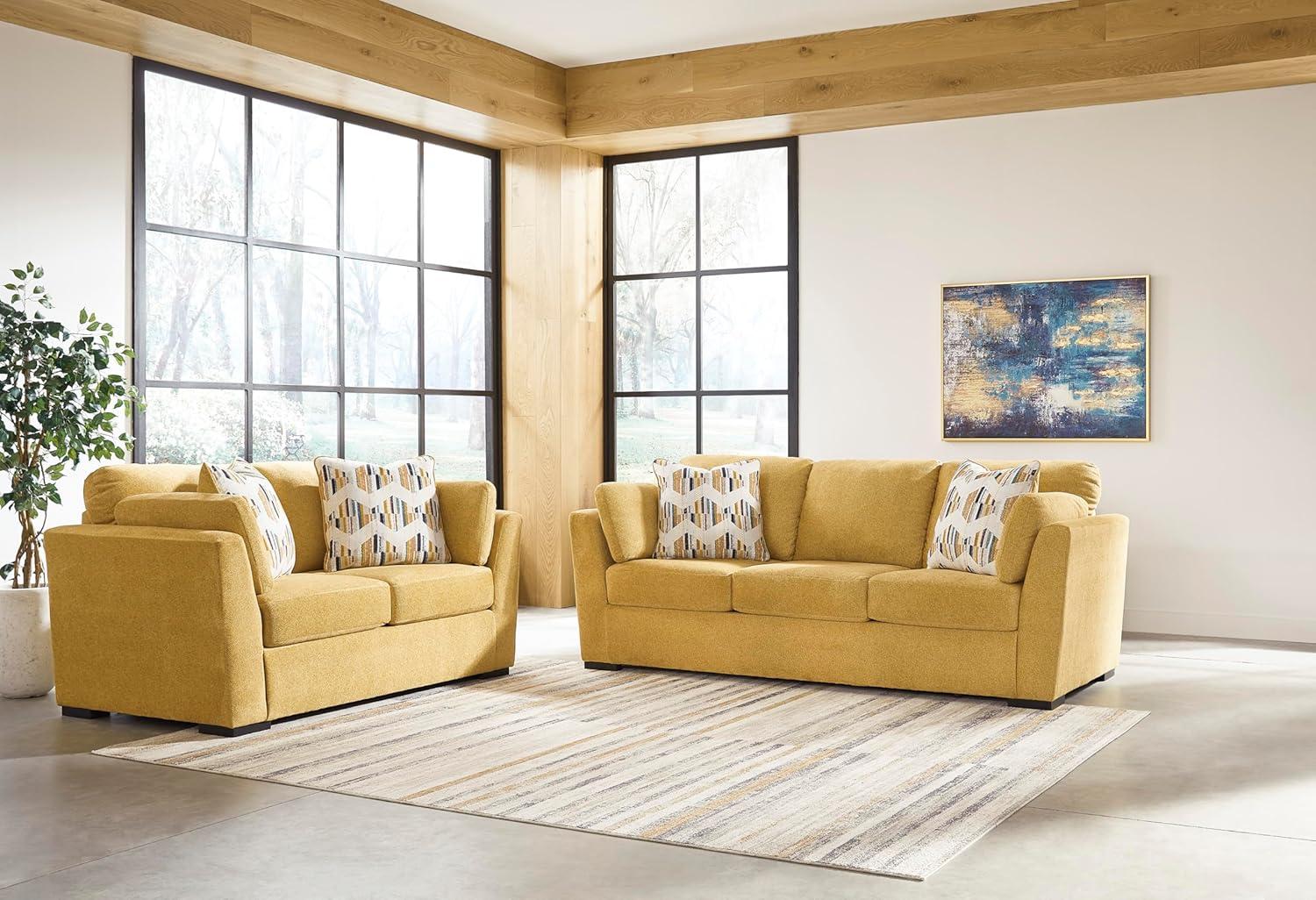 Signature Design by Ashley Keerwick Yellow Sofa
