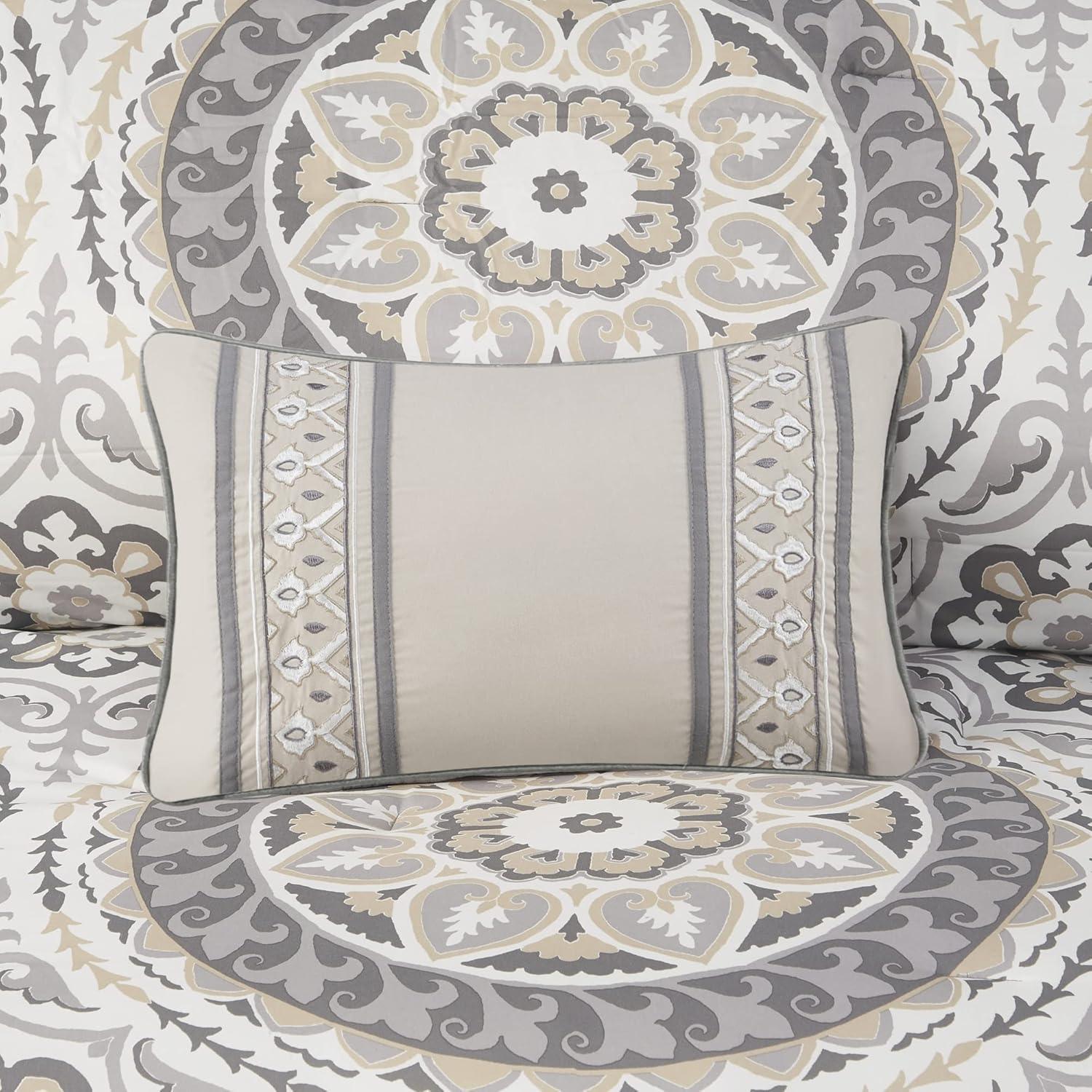 510 Design Estrin 9 PC Comforter Set with Cotton Bed Sheets