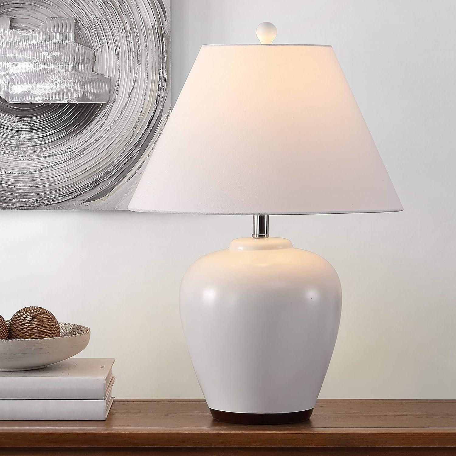Etren Table Lamp - 24.5 Inch Height - TBL4386 - Ivory - Safavieh