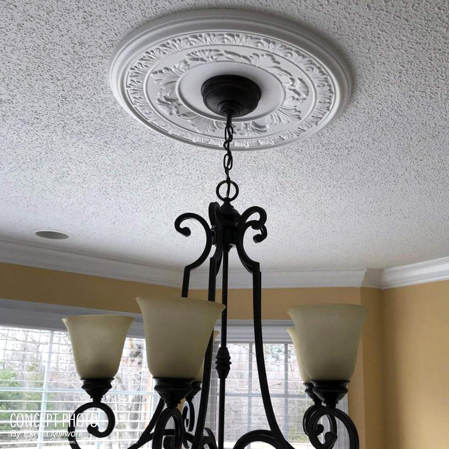16"OD x 3 1/2"ID x 1"P Baltimore Thermoformed PVC Ceiling Medallion (Fits Canopies up to 6 1/2")