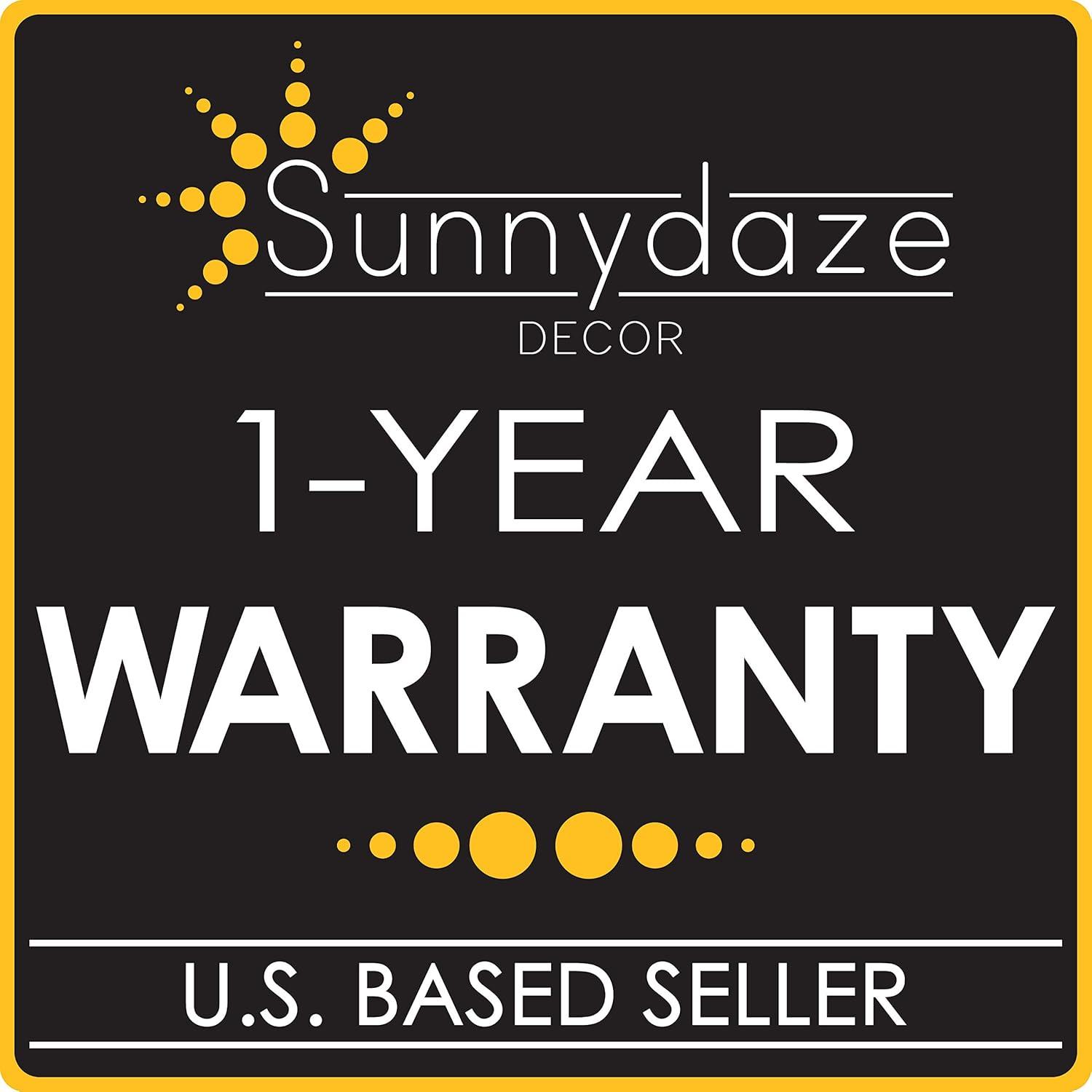 Sunnydaze Premium Pop-Up Canopy Rolling Carrying Bag - 7.25" W x 54" L x 7.25" H - Black