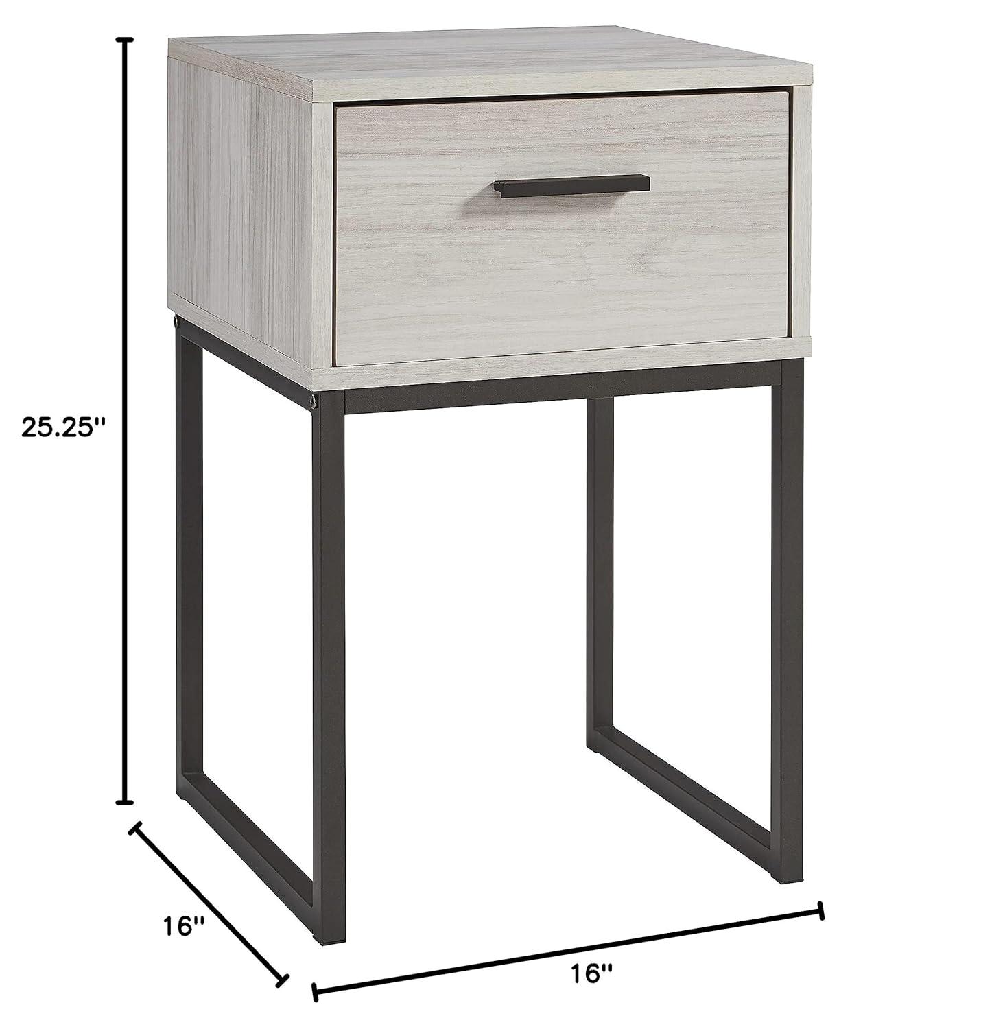 Socalle 1 - Drawer Nightstand in Gray