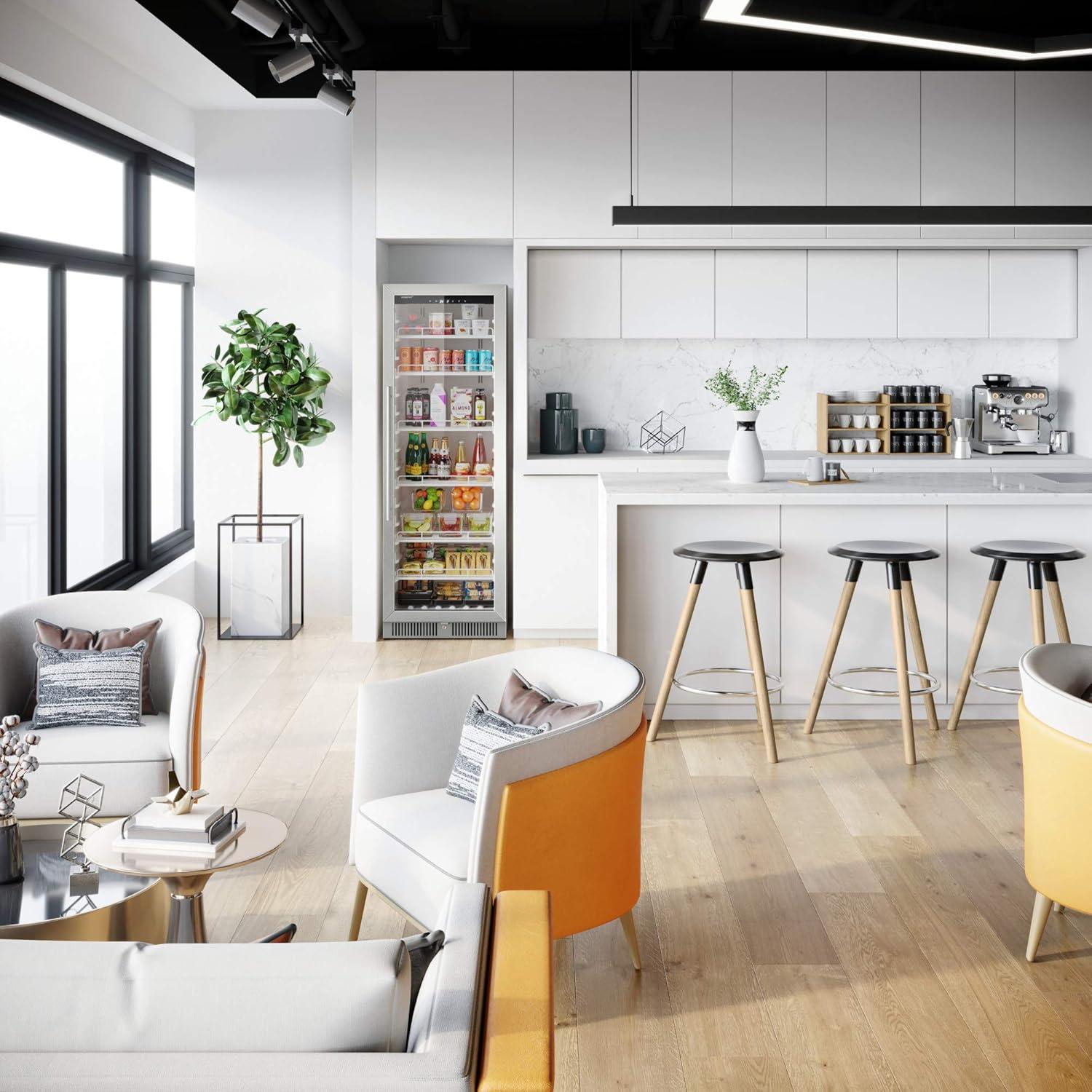 Edgestar Vbm131 24" Wide 13.7 Cu. Ft. Commercial Beverage Merchandiser - Stainless Steel