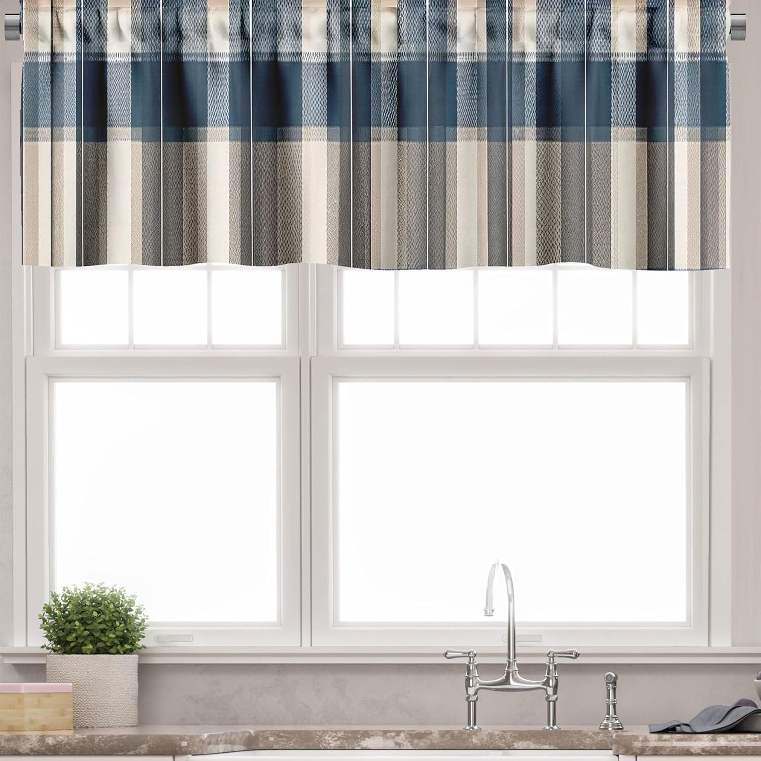 Tailored 55'' W Kitchen Curtain