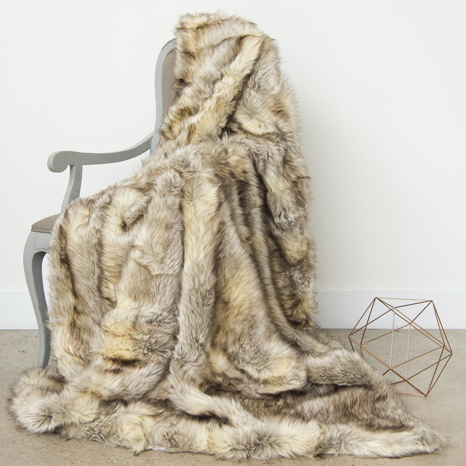 Faux Fur Throw
