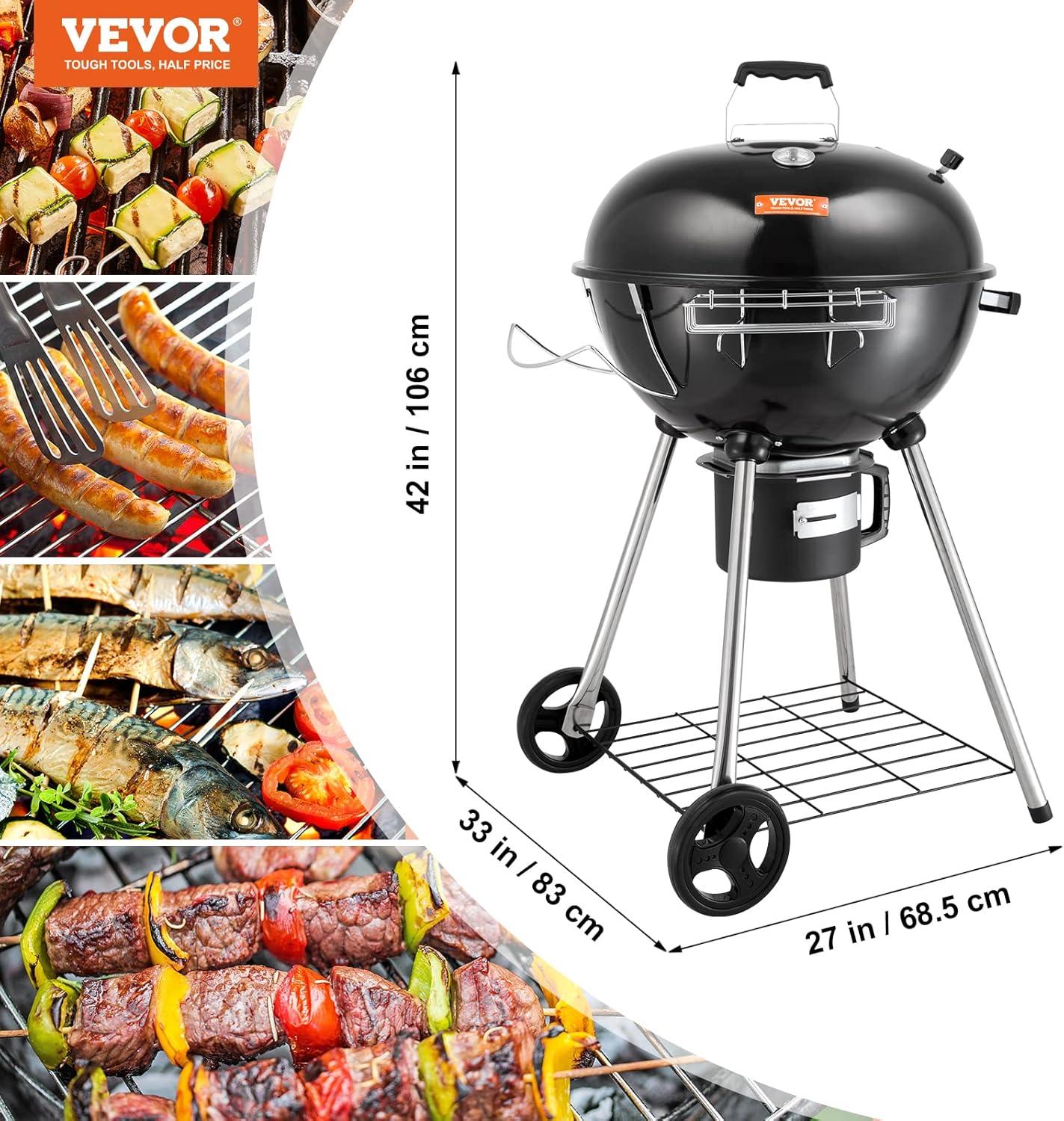 VEVOR 26'' W Kettle Charcoal Grill