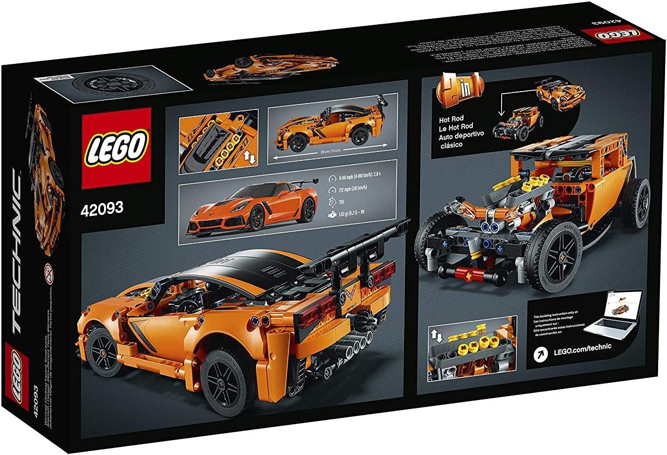 LEGO Technic Kit de Construcción Chevrolet Corvette ZR1 42093 (579 Piezas)