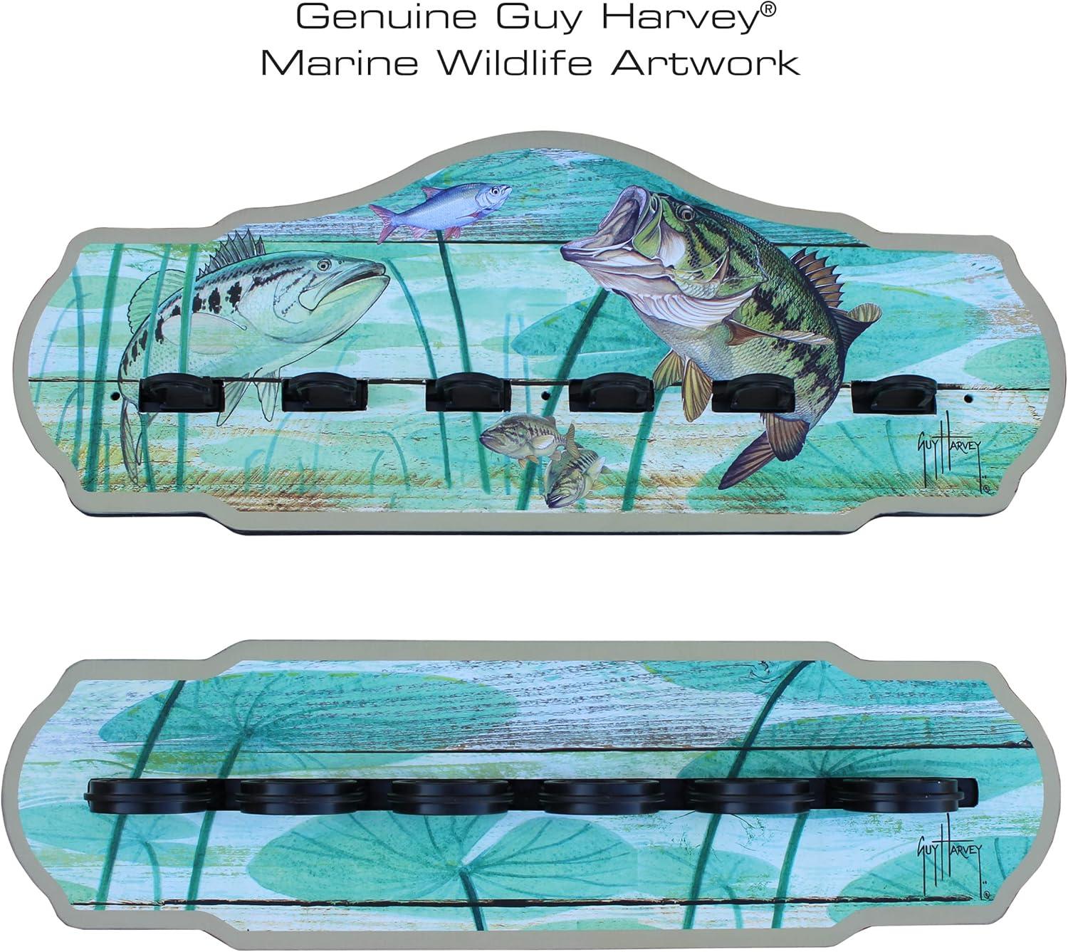 Guy Harvey Bajo Estante de Pared de 6 Varillas