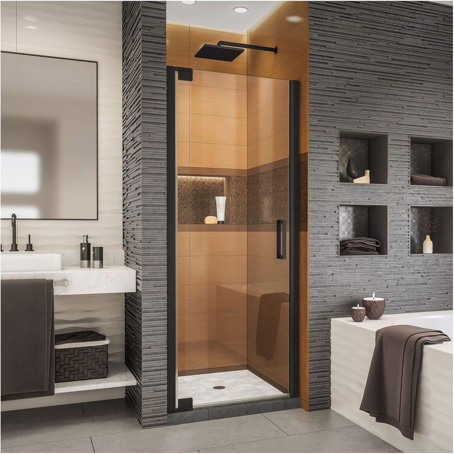 DreamLine Elegance-LS 27" W x 72" H Pivot Frameless Shower Door with ClearMax™ Technology SHDR-4327000-09