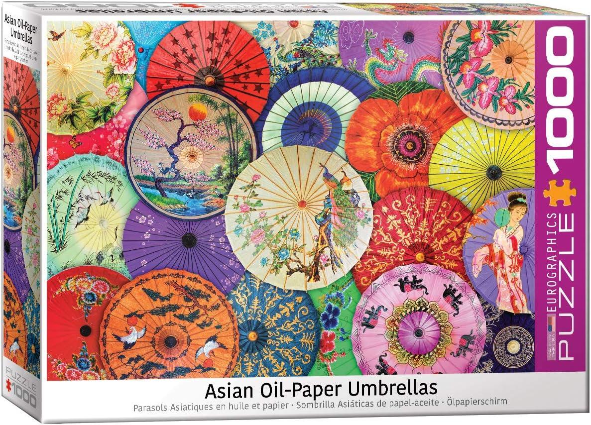 Asian Oil Paper Umbrellas 1000-Piece Puzzle