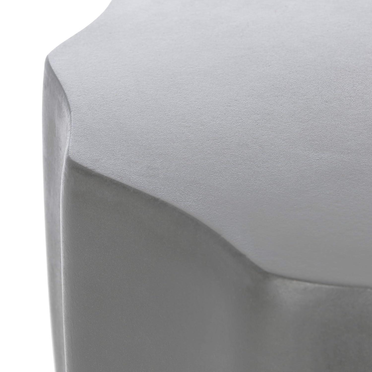Jaslyn Accent Stool - Indoor/Outdoor - VNN1010 - Gray - Safavieh