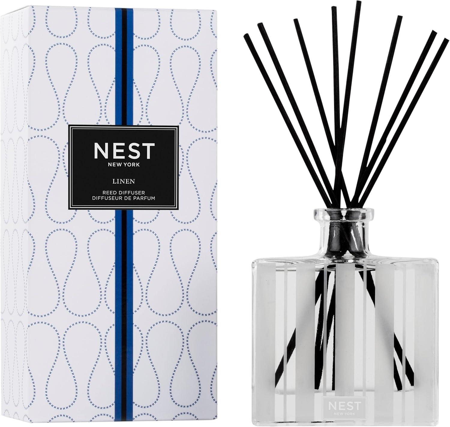 Elegant Linen and White Orchid 175ml Reed Diffuser