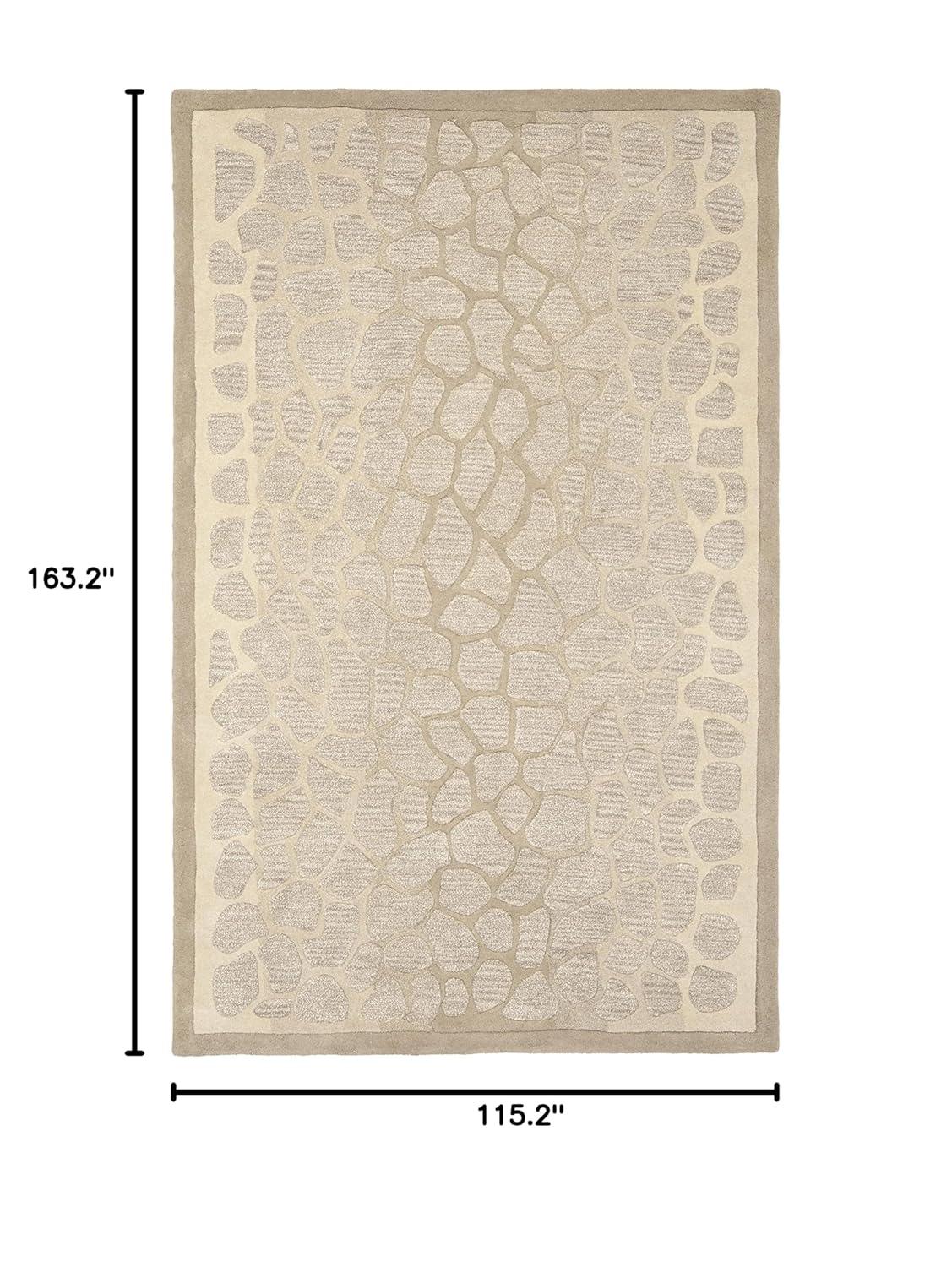 Martha Stewart Arusha - MSR3615 - Indoor Hand Tufted Area Rugs - B Wheat F Bge - 9'6"x13'6"