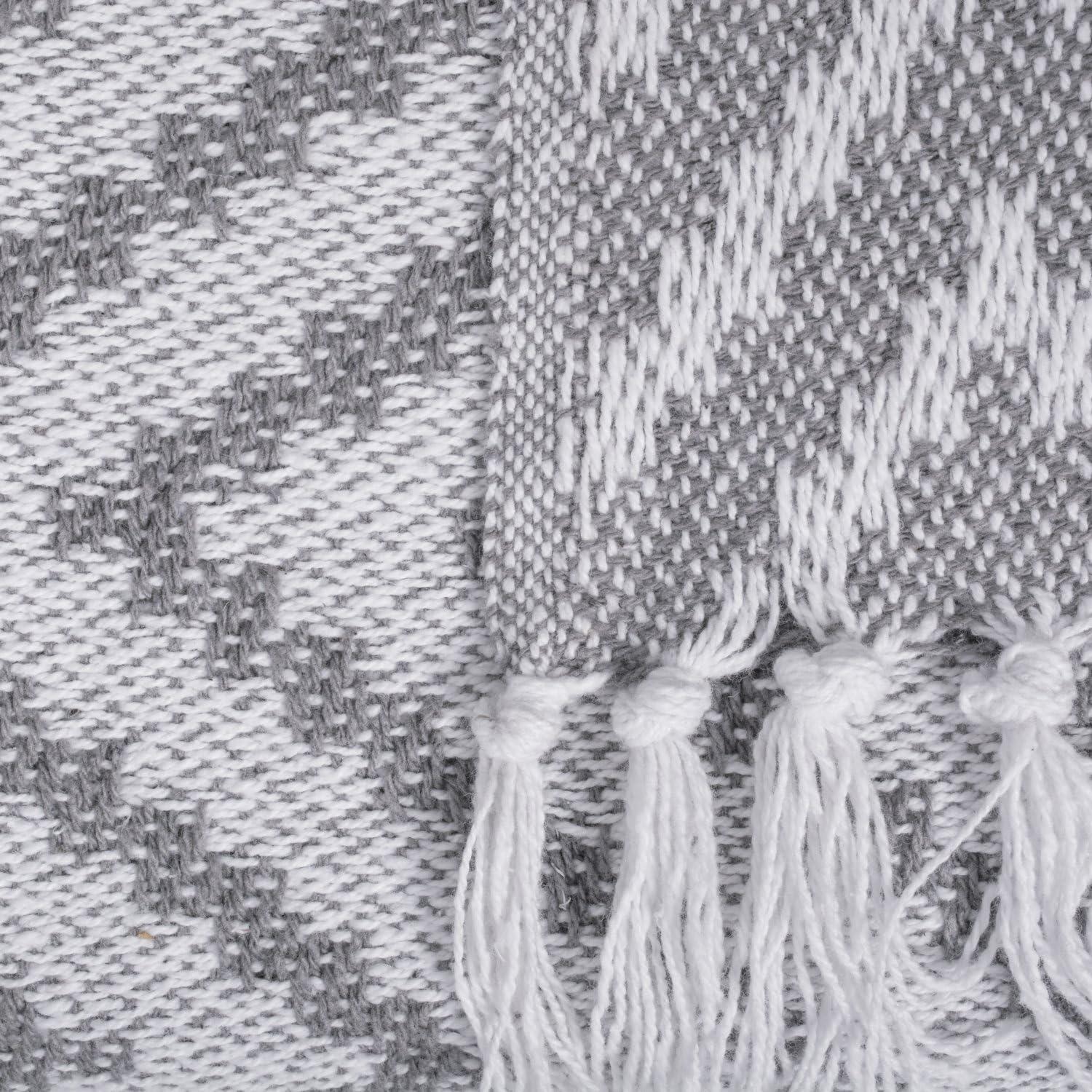 Design Imports Hand Woven Throw Blanket