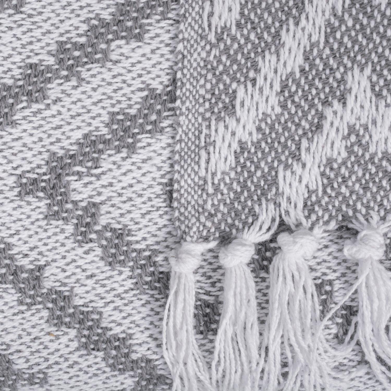 Design Imports Hand Woven Throw Blanket