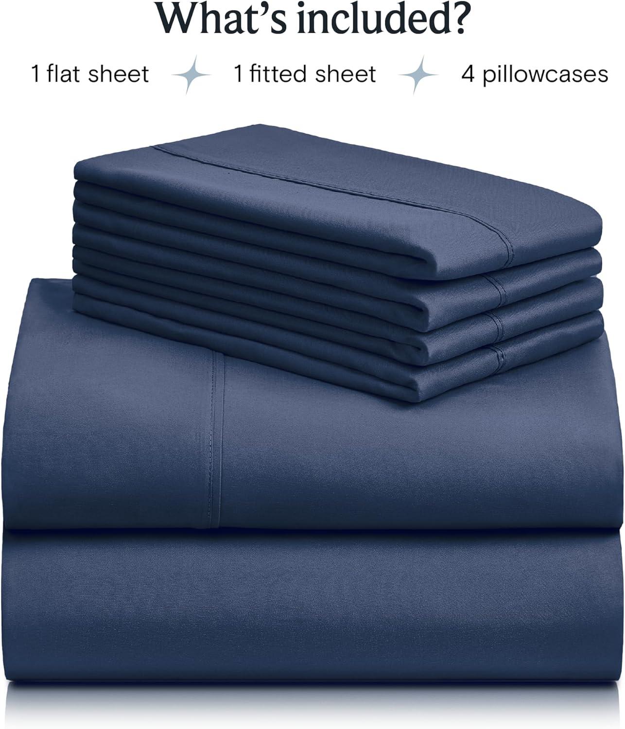 Rayon From Bamboo Solid Performance Sheet Set - Luxclub