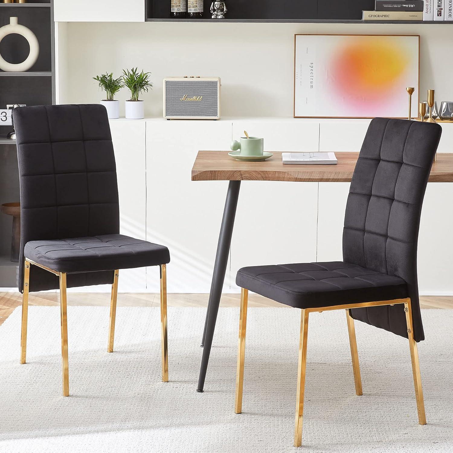 Brooklyn Velvet High Back Side Chair