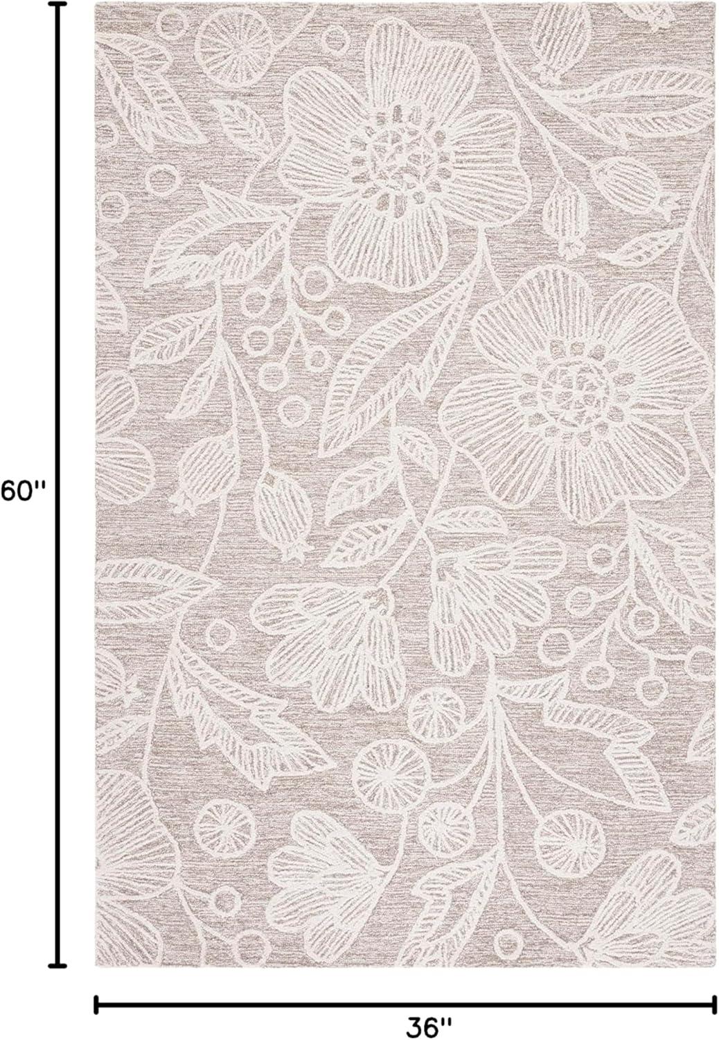 Jardin JAR727 Hand Tufted Area Rug - Natural/Ivory - 3'x5' - Safavieh.