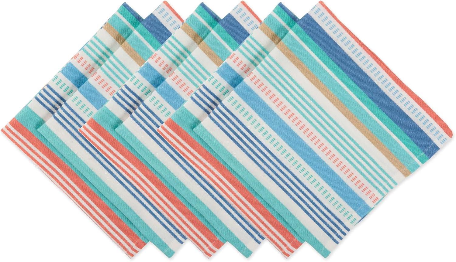 Brezza Cotton Striped Square Napkin