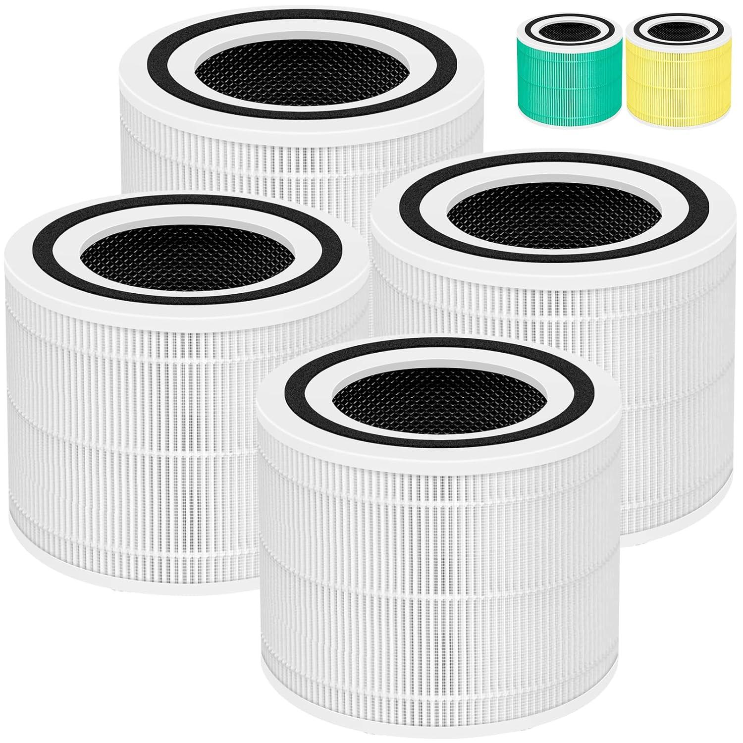 PuroAir 240 Replacement Filter - HEPA Air Filter for PuroAir 240 Air Purifier (4 pack)