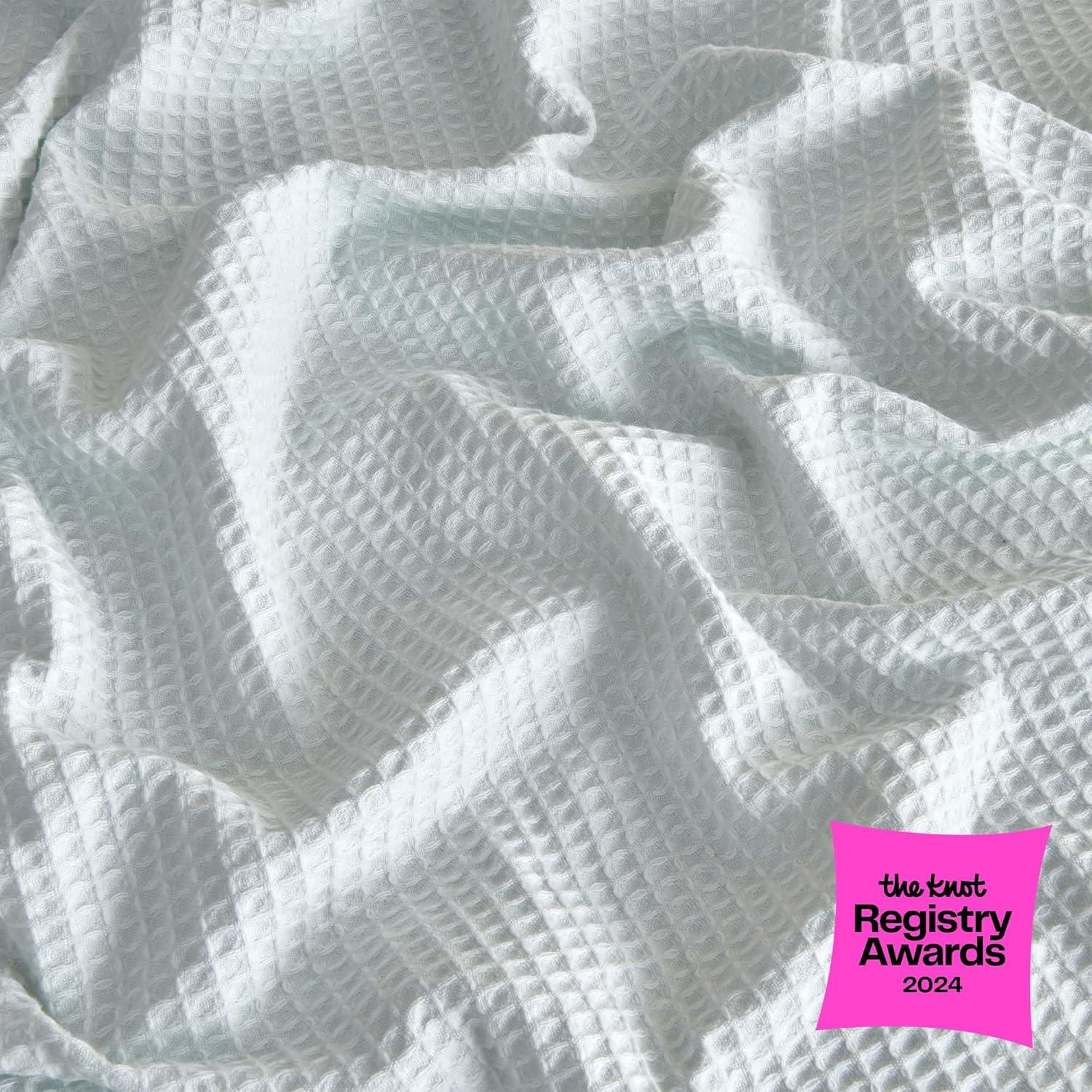 100% Cotton Waffle Weave Blanket