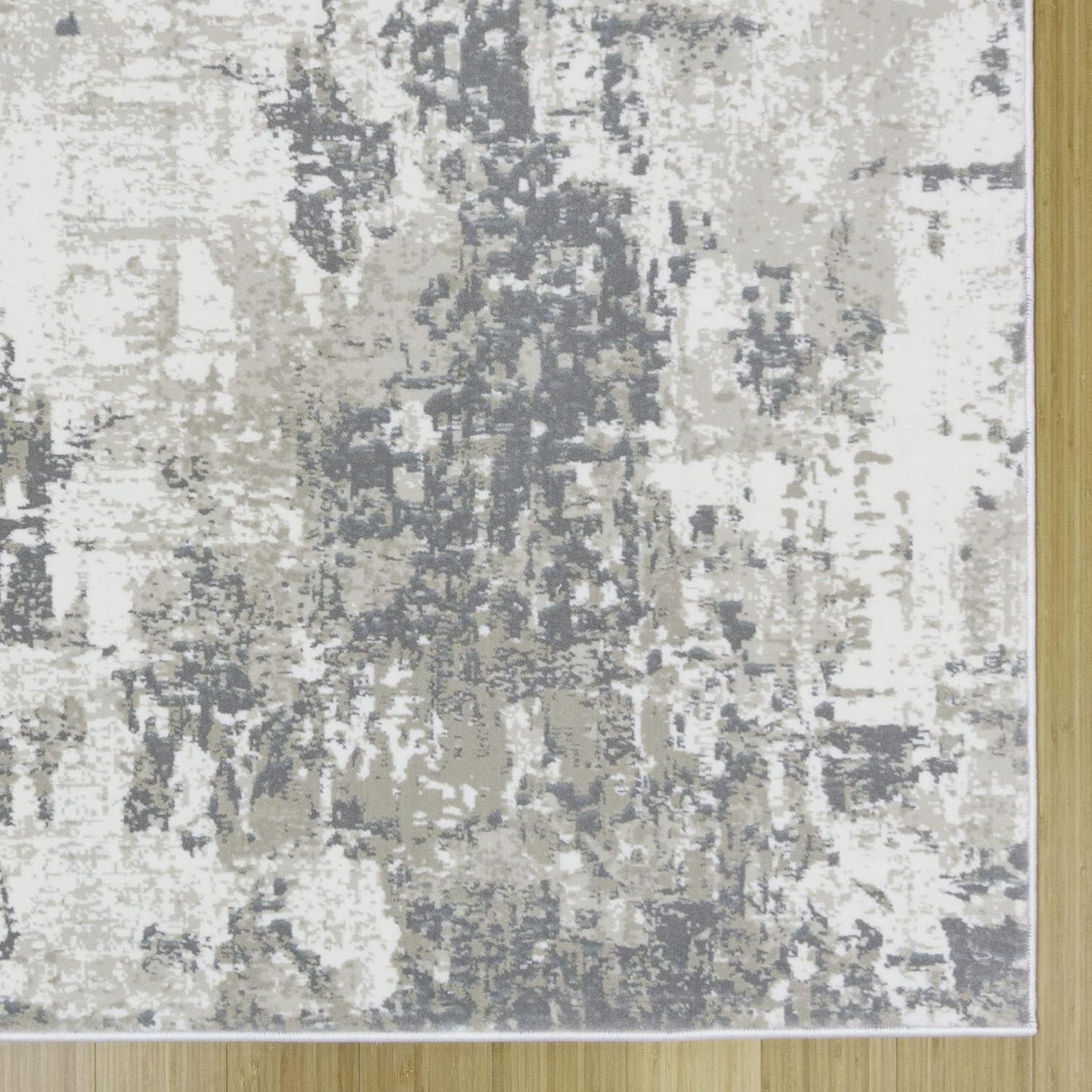 Gertmenian Majestic Omari Modern Distressed Abstract Indoor Area Rug