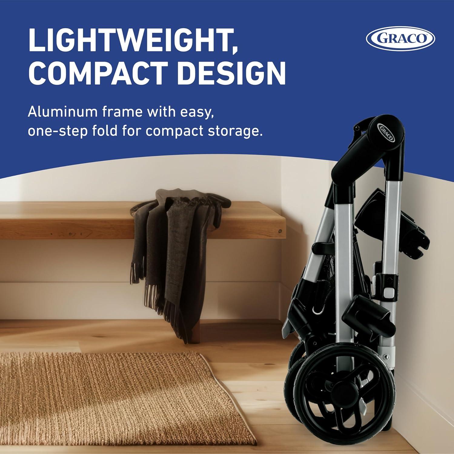 Gray and Black Aluminum 3-in-1 Bassinet Stroller Travel System