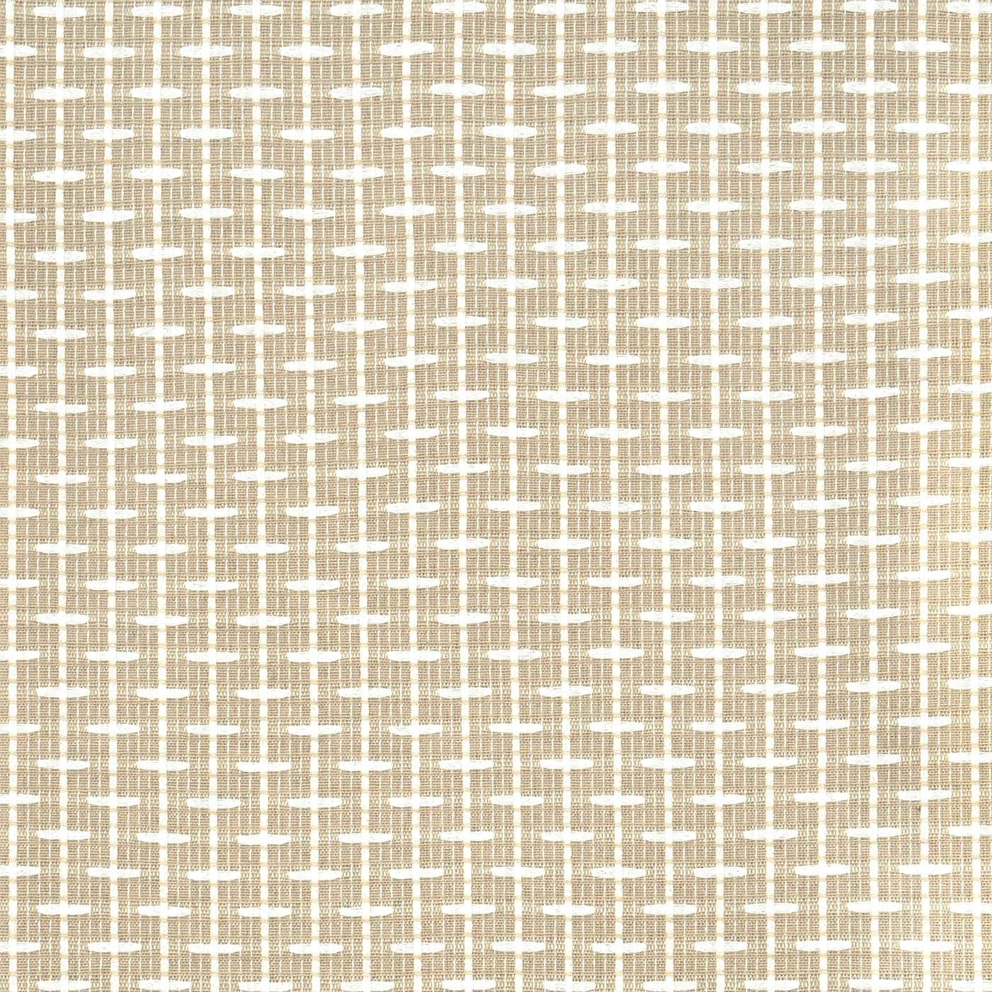 Achim Bedford Front Tab Light Filtering Curtain Panel, Tan, 42" x 84"