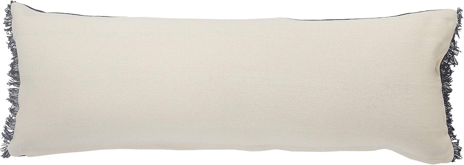 Ox Bay 14" x 36" Navy/ Tan Stripe Cotton Blend Pillow Cover