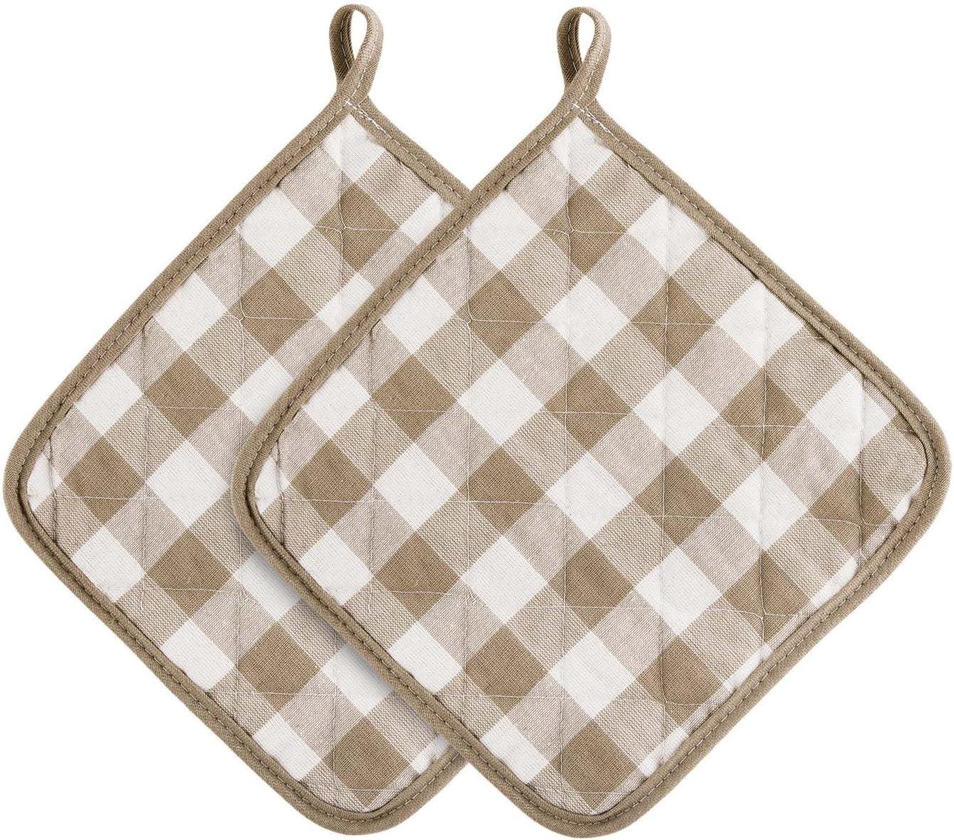 Achim Importing Co Achim Importing Co Checkered Cotton Potholder Set (Set of 2)