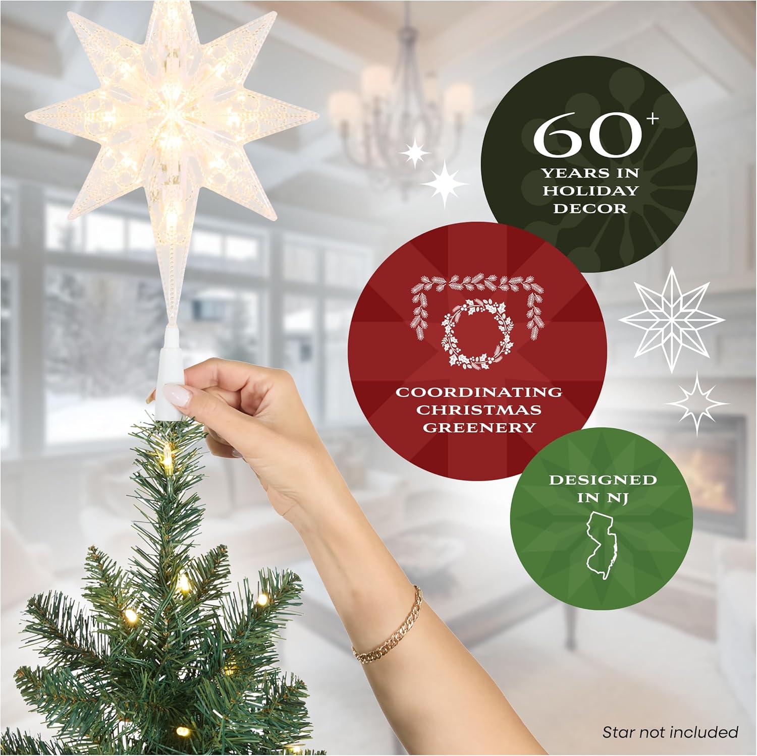 7.5' Prelit Carolina Pine Artificial Christams Tree Clear Lights - National Tree Company