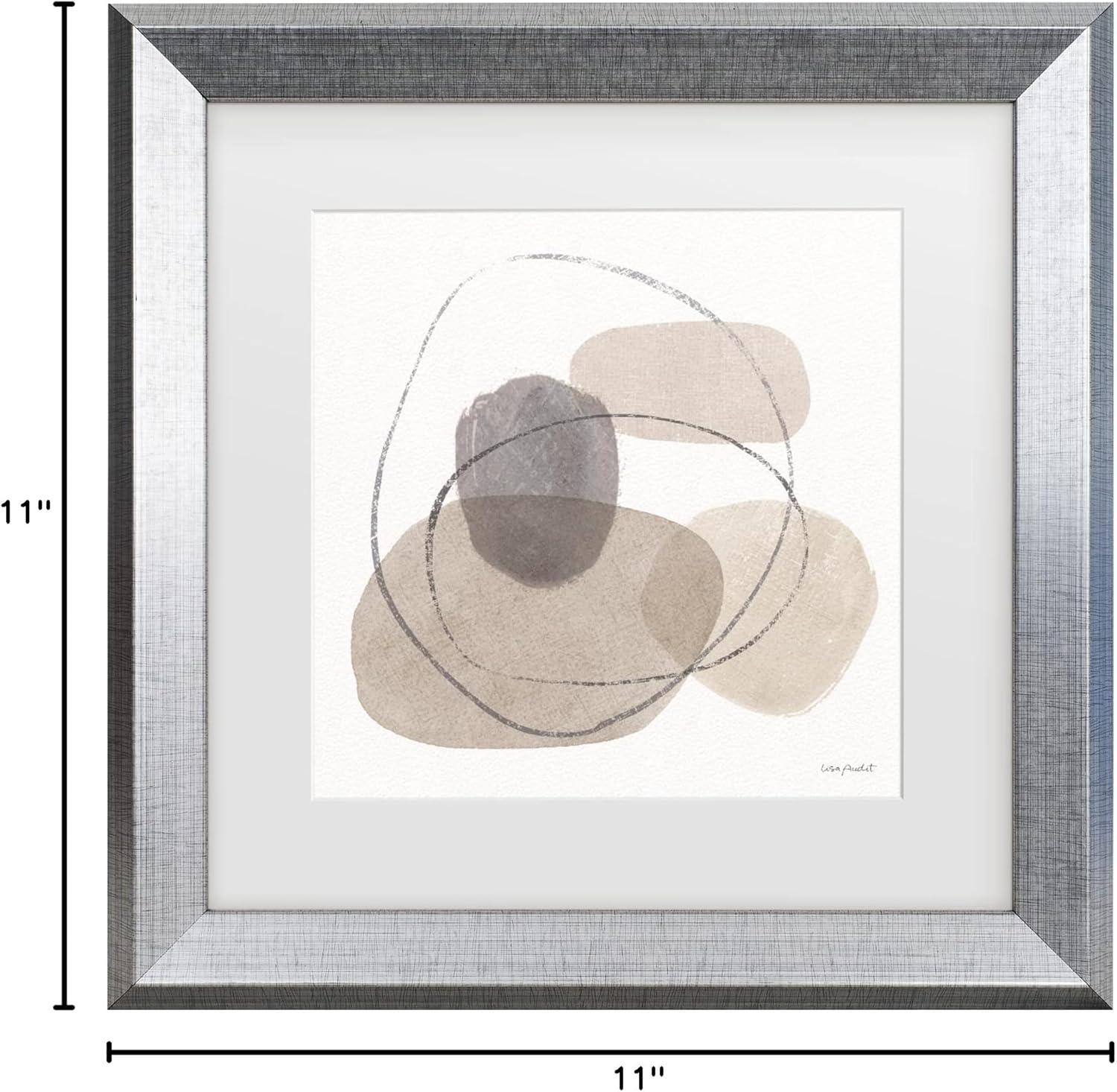 Trademark Fine Art -Lisa Audit 'Think Neutral 07' Matted Framed Art