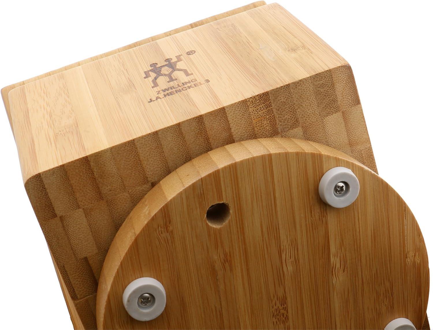 ZWILLING 26-slot Bamboo Swivel Knife Block