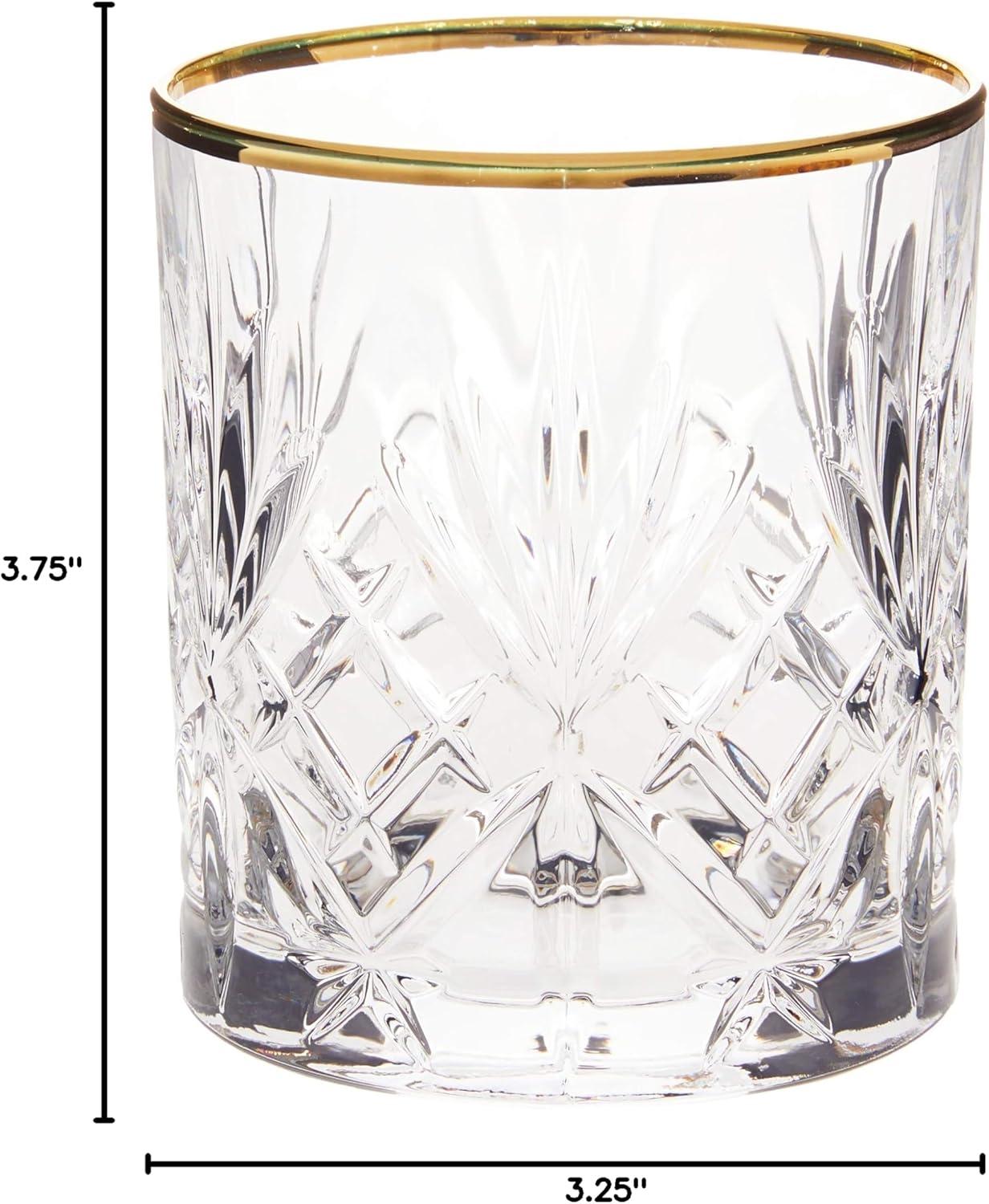 Siena 9oz. Crystal Whiskey Glass Set