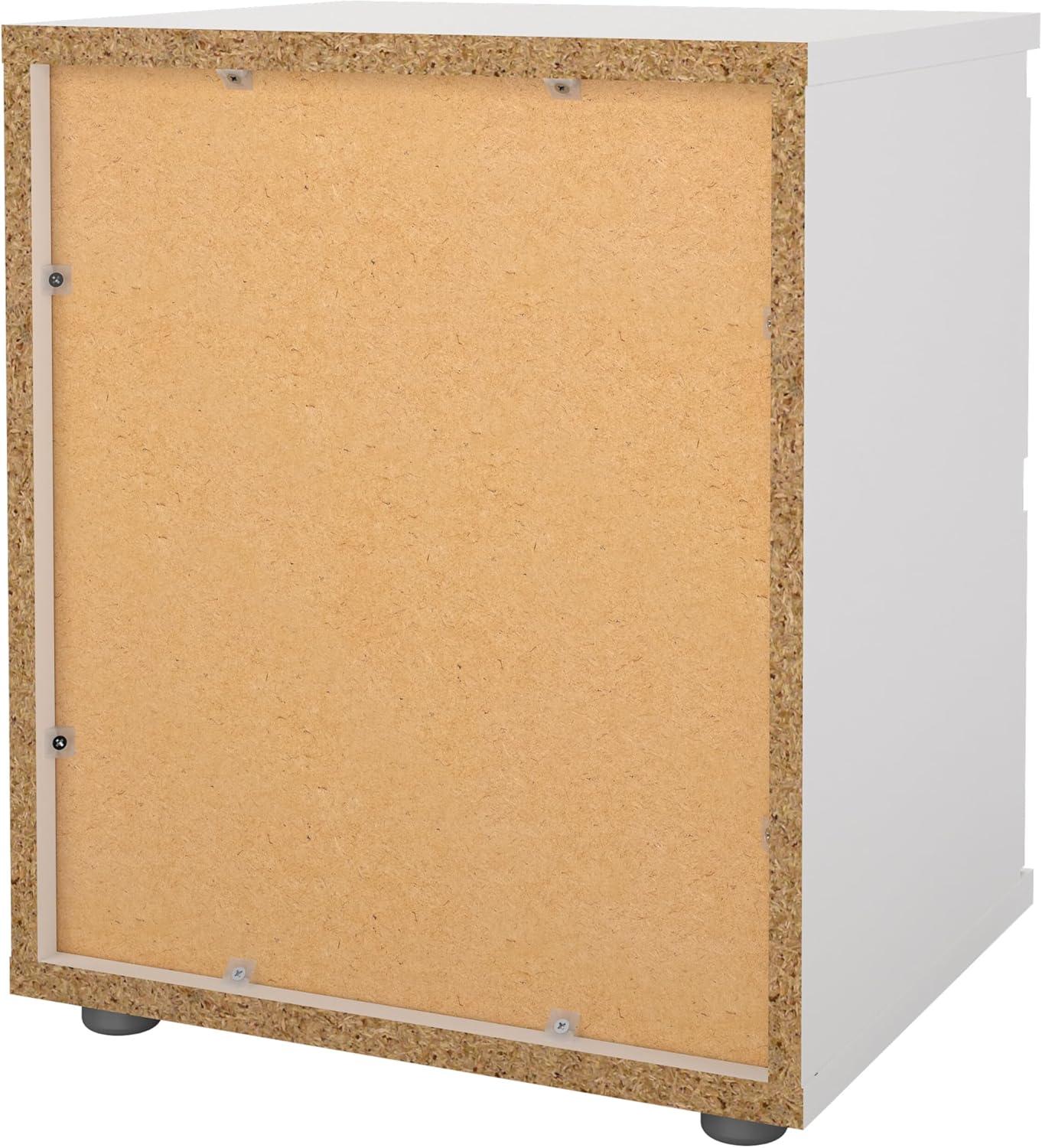 Tvilum, Aurora 2 Drawer Nightstand, White