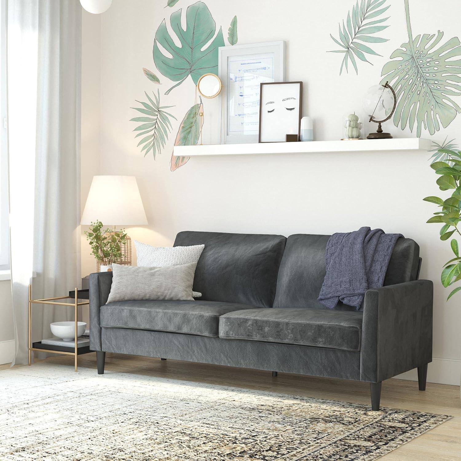 Winston 81.5" Wide Reversible Sofa & Chaise with Ottoman