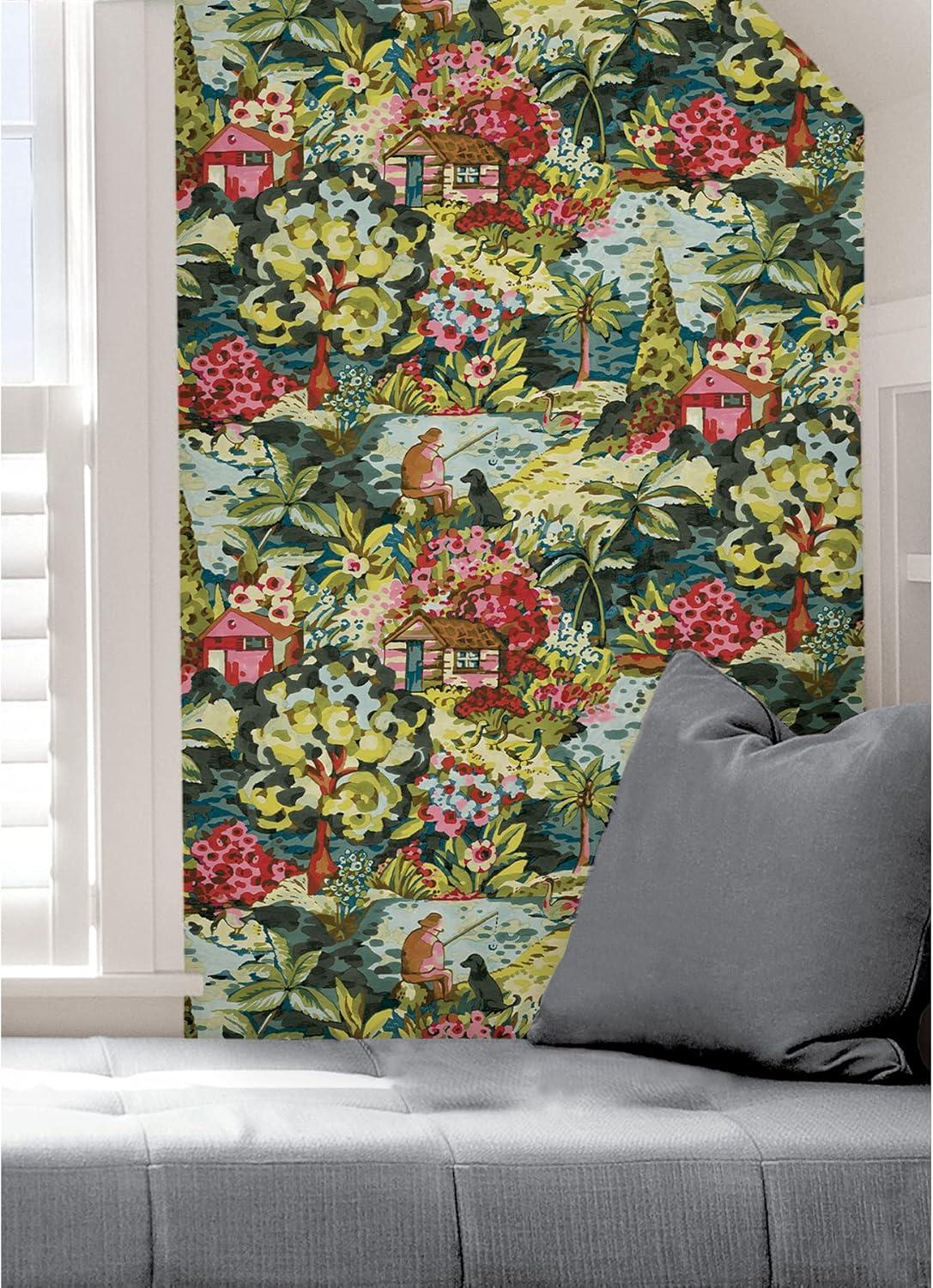 Le Forestier Peel & Stick Floral Roll