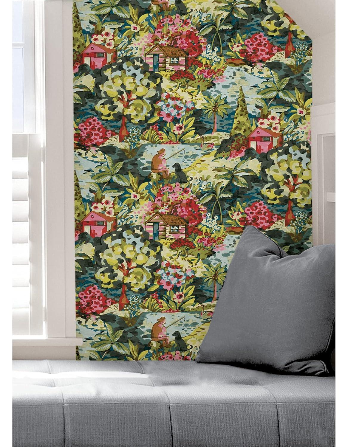 Le Forestier Peel & Stick Floral Roll