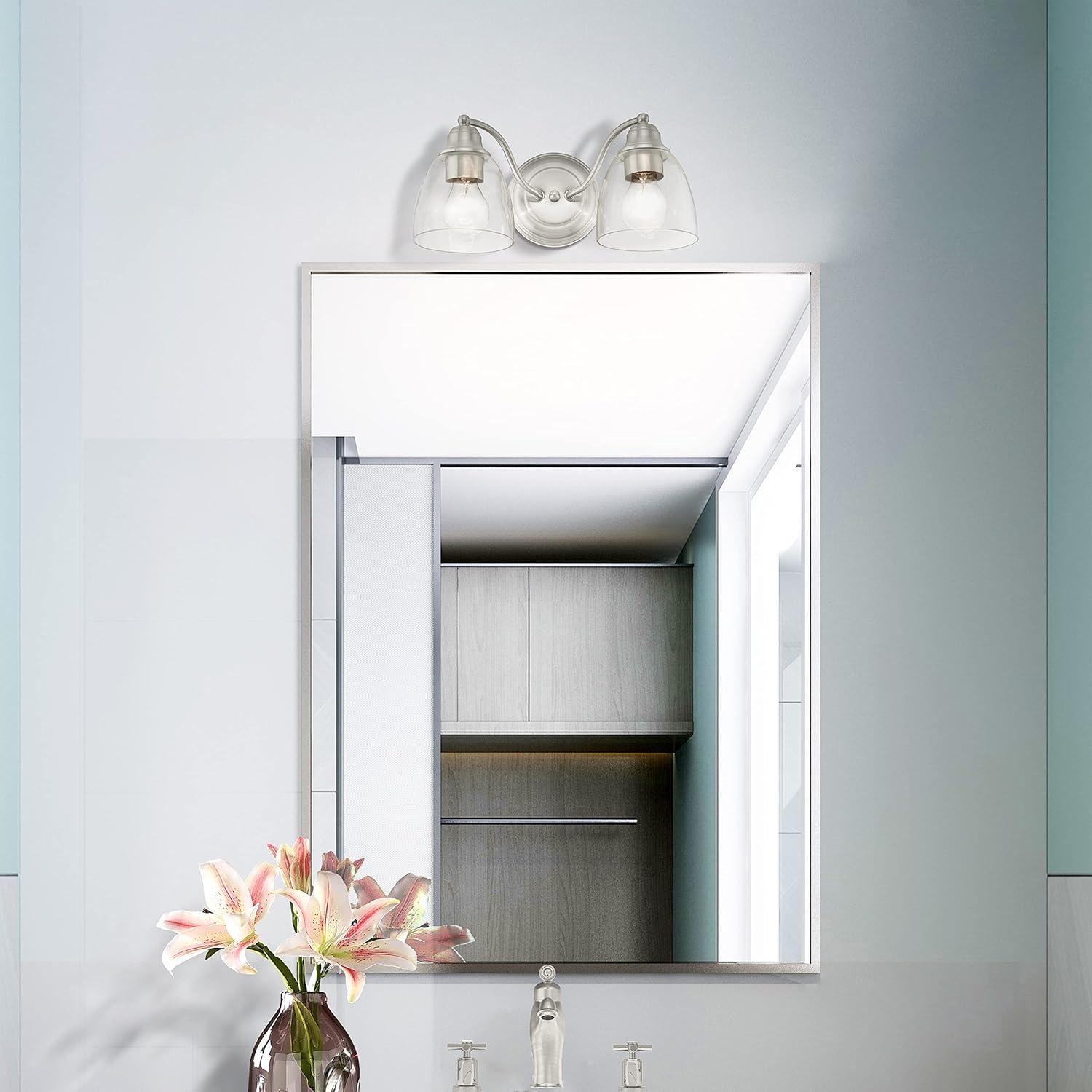 Livex Lighting Montgomery 2 - Light Vanity in  Brushed Nickel