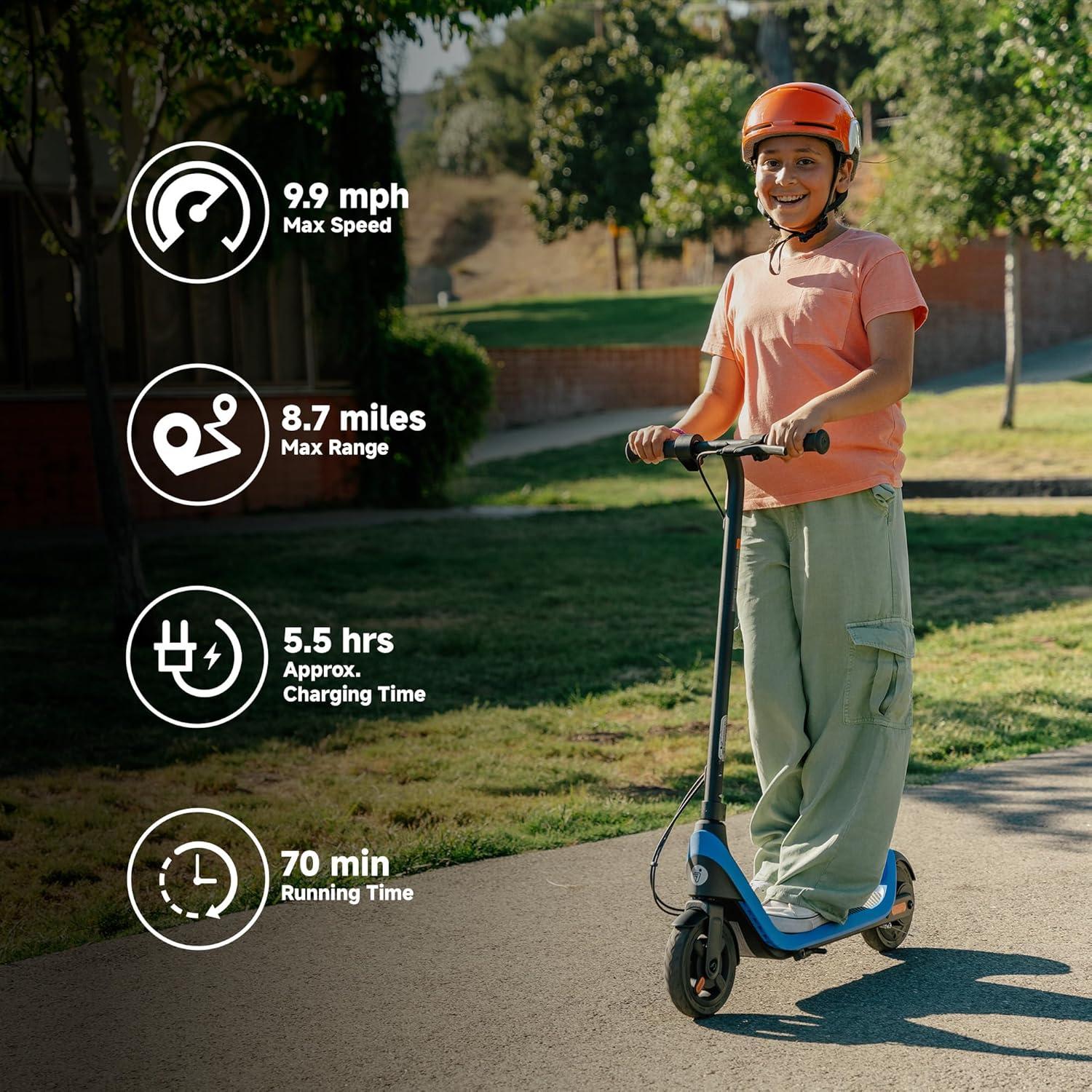 Segway Ninebot C2 Lite Electric Scooter - Blue