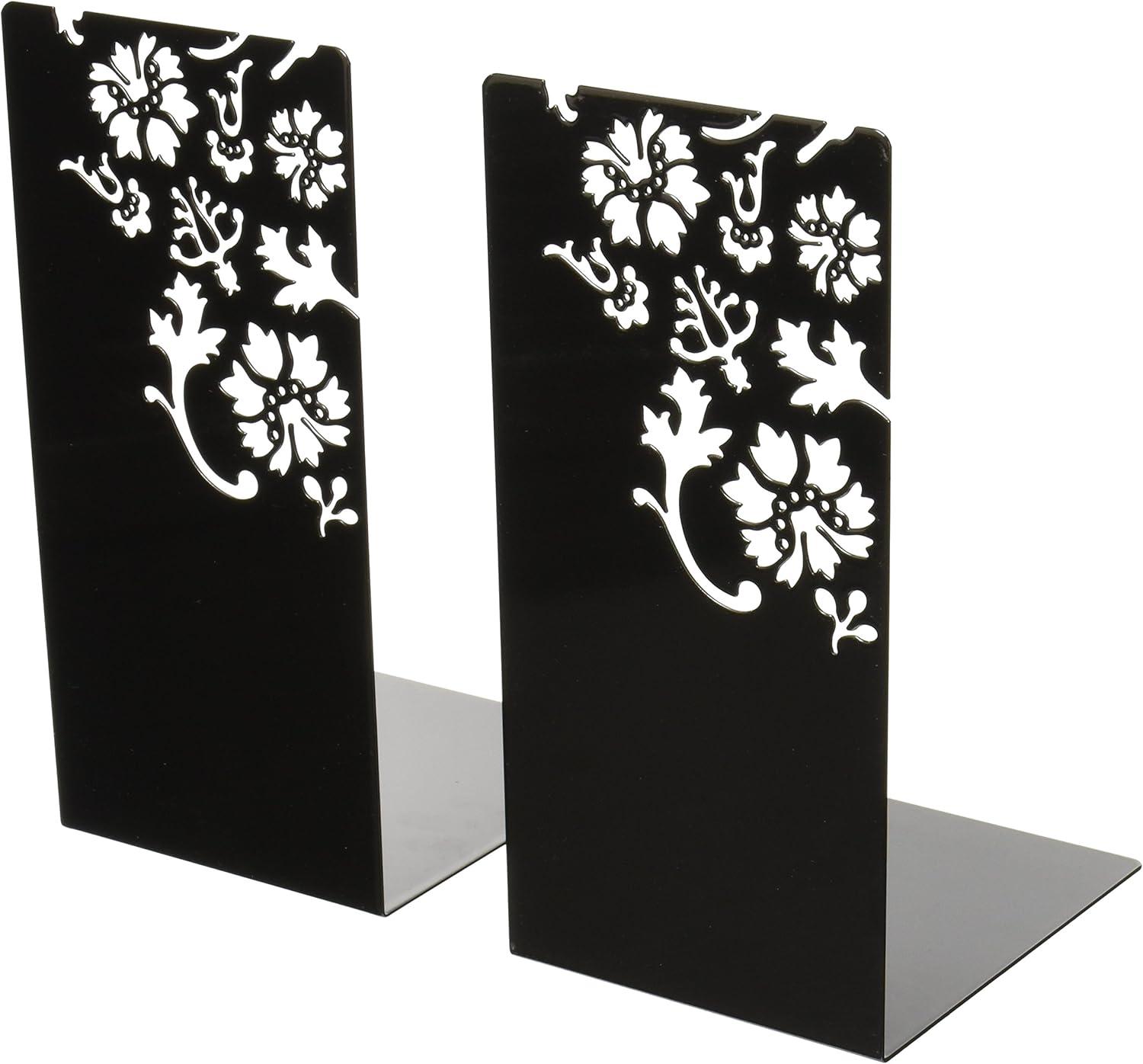 Yamazaki Home Kirie L-Shaped Book End, Large, Steel, Large, No Assembly Req. (Set of 2)